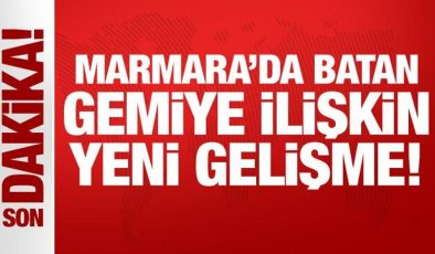 Marmara’da batan gemiye ilişkin yeni gelişme: Dalış gerçekleştirilecek