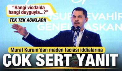 Murat Kurum’dan maden faciası iddialarına çok sert tepki! İddiaları tek tek çürüttü