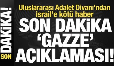 Son dakika: Uluslararası Adalet Divanı’ndan son dakika Gazze çağrısı! İsrail’e kötü haber