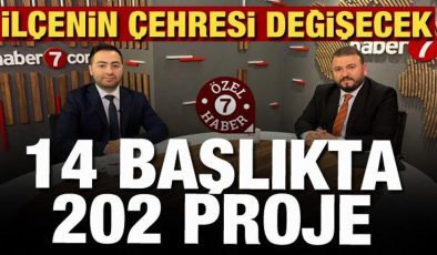 14 Başlıkta 202 proje! İlçenin çehresi değişecek