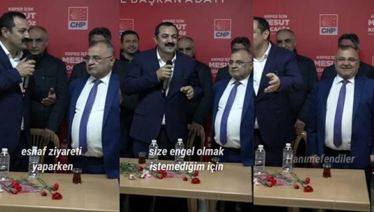 AK Parti Kepez Belediye Başkan adayı Rıza Sümer, CHP’lilere karanfil dağıttı