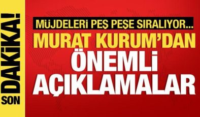 Cumhur İttifakı adayı Murat Kurum’dan önemli açıklamalar…