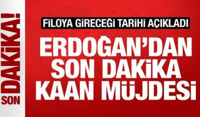 Cumhurbaşkanı Erdoğan’dan son dakika KAAN açıklaması! Tarih verdi