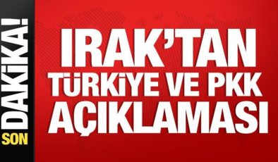 Irak’tan Türkiye açıklaması