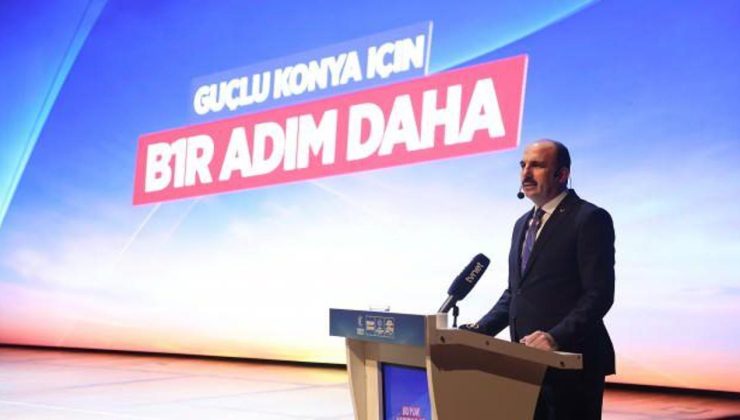 Konya’ya 5 yılda 52,8 milyar liralık büyükşehir yatırımı