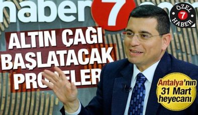 Antalya’nın altın çağı başlıyor! Hakan Tütüncü Haber7’ye konuştu