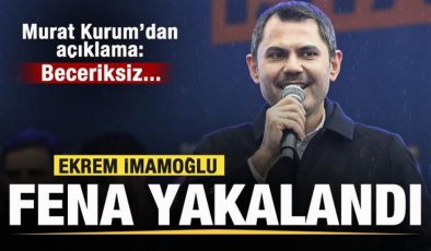 İmamoğlu fena yakalandı! Murat Kurum’dan açıklama: Beceriksiz…