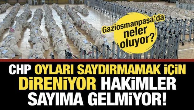 Gaziosmanpaşa’da oyların yeniden sayılmasına CHP engeli… Sayımı yapacak kurullar da yok!