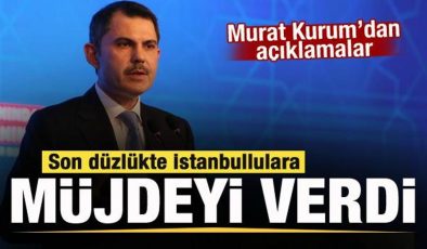 Murat Kurum son düzlükte İstanbullulara müjdeyi verdi!