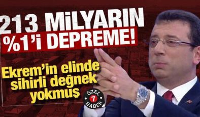 Yüzde 5’lik deprem bütçesini yüzde 1’e indirdi! “Ekrem’in elinde sihirli değnek yok”