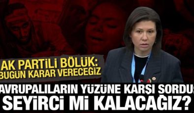 AK Partili Bölük, AKPM’de parlamenterlerin yüzüne söyledi: Seyirci mi kalacağız?