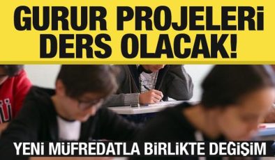 Gurur projeleri okullarda ders olarak anlatılacak