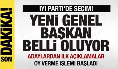 İYİ Parti’de seçim! Yeni genel başkan belli oluyor! Adaylardan ilk açıklamalar