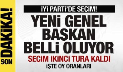 İYİ Parti’de seçim! Yeni genel başkan belli oluyor! Seçim 2. tura kaldı! İşte oy oranları