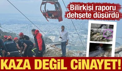 Teleferik faciasında ihmaller zinciri! Kaza değil cinayet