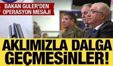 Bakan Güler’den müttefiklere mesaj: Aklımızla dalga geçmesinler!