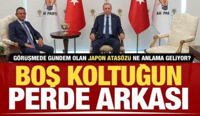 Erdoğan-Özel görüşmesindeki boş koltuk ne anlama geliyor?