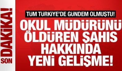 Eyüpsultan’da okul müdürünü öldüren şahıs hakkında yeni gelişme! Karar verildi