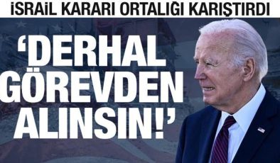 İsrail’e silah sevkiyatı kararı ABD’yi karıştırdı: Biden görevden alınsın