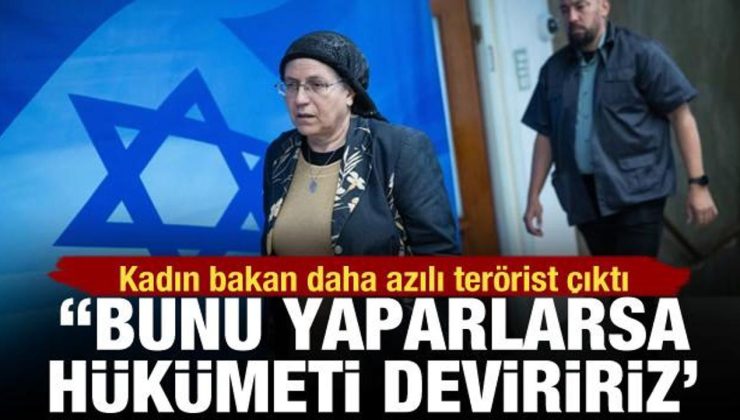 İsrailli bakan Orit Strock’tan hükümeti devirme tehdidi