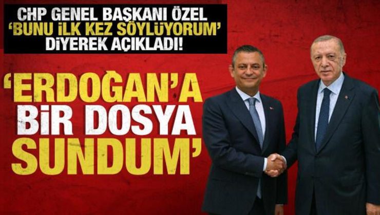 Özgür Özel, Cumhurbaşkanı Erdoğan ile görüşmesinden detayları anlattı