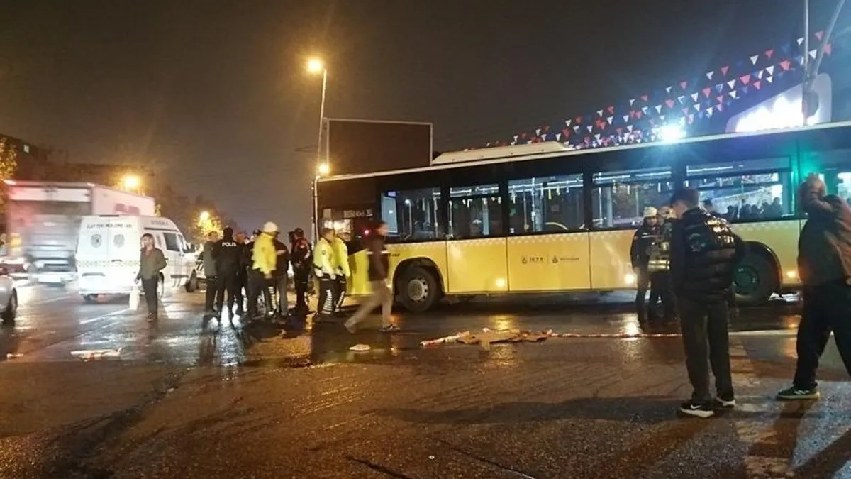 İETT otobüsü dehşet saçtı