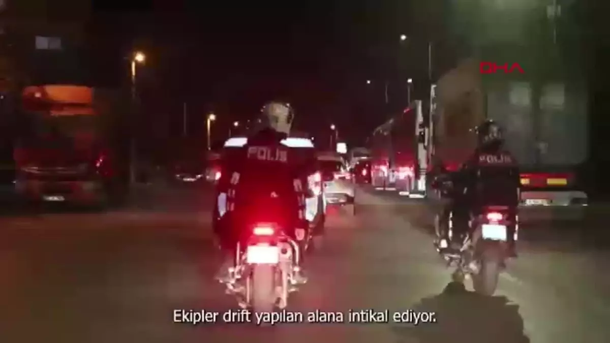 İzmir’de Drift Yapan 6 Sürücü Gözaltında